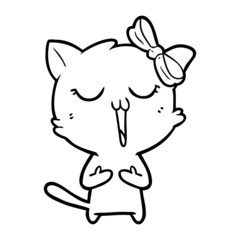 cartoon cat