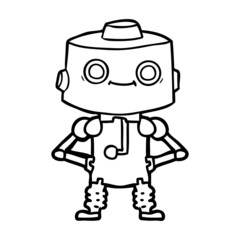 cartoon robot
