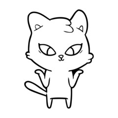 cute cartoon cat