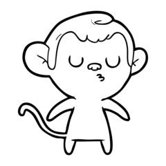 cartoon monkey