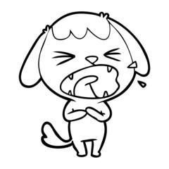 cute cartoon dog