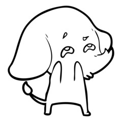 cartoon elephant remembering