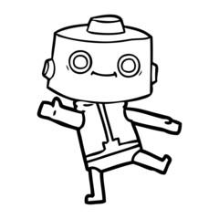 cartoon robot