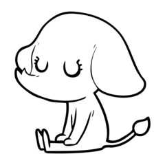 cute cartoon elephant