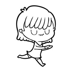 cartoon woman