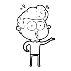cartoon man