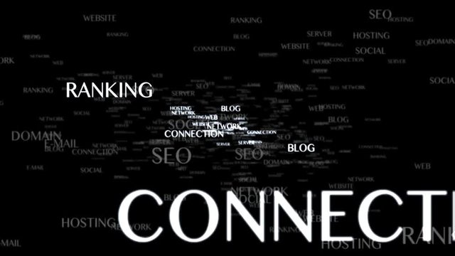 INTERNET MARKETING Keywords, Animation, Rendering, Background, Loop, 4k
