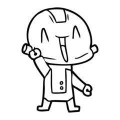 cartoon robot