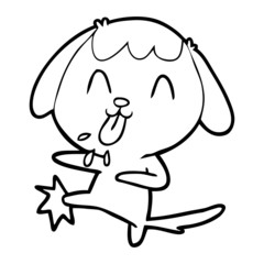 cute cartoon dog
