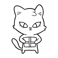 cute cartoon cat