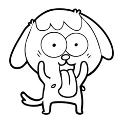 cute cartoon dog