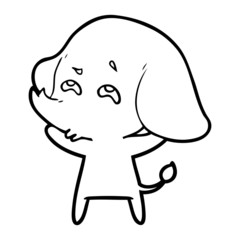 cartoon elephant remembering