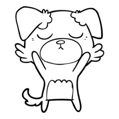 cute cartoon dog