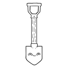 cartoon shovel