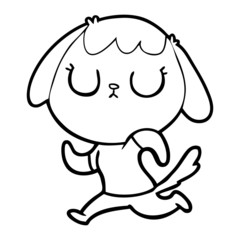 cute cartoon dog