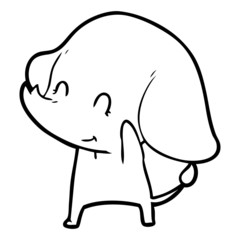 cute cartoon elephant