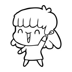 cartoon woman