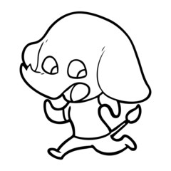 cute cartoon elephant