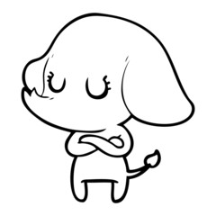 cute cartoon elephant