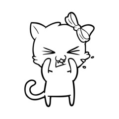 cartoon cat