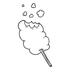 cartoon candy floss