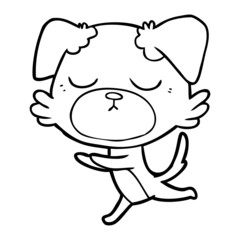 cute cartoon dog