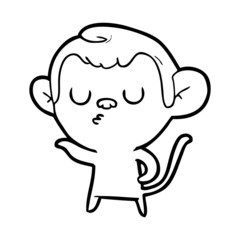 cartoon monkey