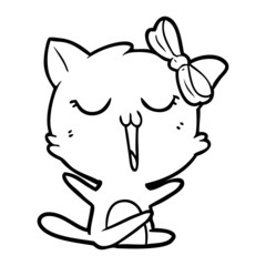 cartoon cat