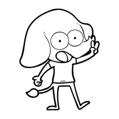 cute cartoon elephant