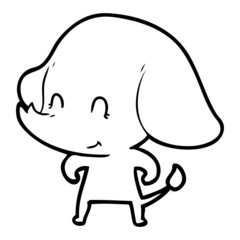 cute cartoon elephant