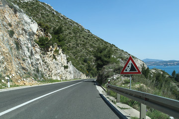 On the road in Croatia