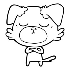 cute cartoon dog