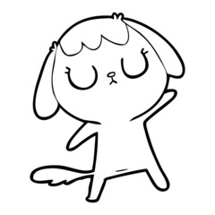 cute cartoon dog