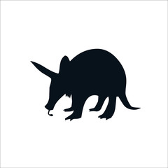 Ant eater icon. Vector Illustration