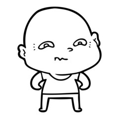 cartoon creepy guy