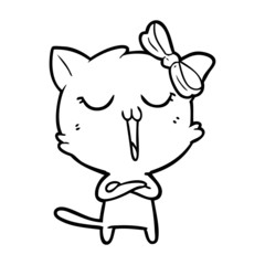 cartoon cat