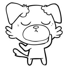 cute cartoon dog