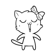 cartoon cat