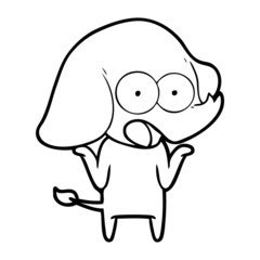 cute cartoon elephant