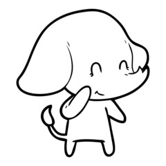 cute cartoon elephant