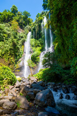 Fototapeta premium Sekumpul Waterfall - Bali, Indonesia.