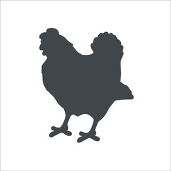 Chicken icon. Vector Illustration