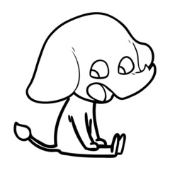 cute cartoon elephant