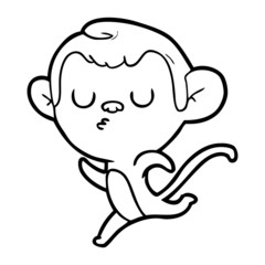 cartoon monkey