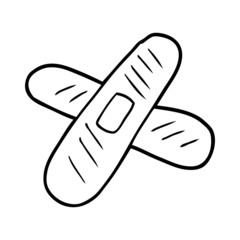 cartoon sticking plaster