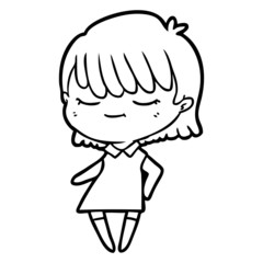 cartoon woman