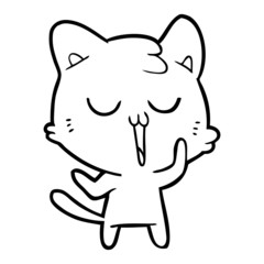 cute cartoon cat