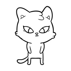 cute cartoon cat