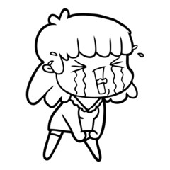 cartoon woman