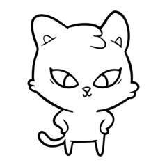 cute cartoon cat